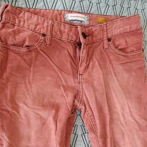 Anthropologie Pilcro Courderoy Jeans Burnt Orange